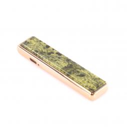 USB зажигалка из змеевика с проводом для зарядки