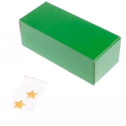 Часы "Погон генерал" цвет серебро камень змеевик овал