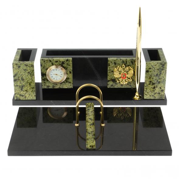 Настольный набор &amp;quot;Люкс&amp;quot; змеевик 117537