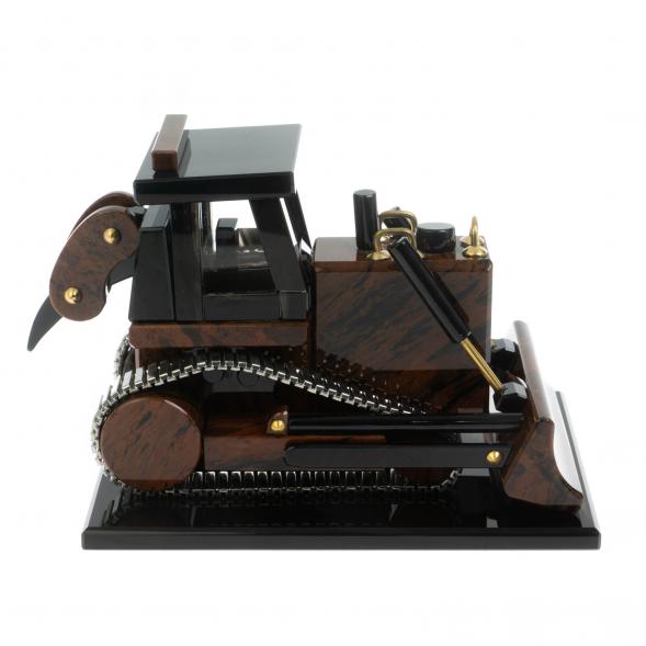 Сувенир &amp;quot;Трактор-бульдозер&amp;quot; из обсидиана 128351