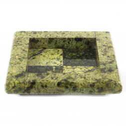 Подарочный набор Пепельница с зажигалкой из змеевика