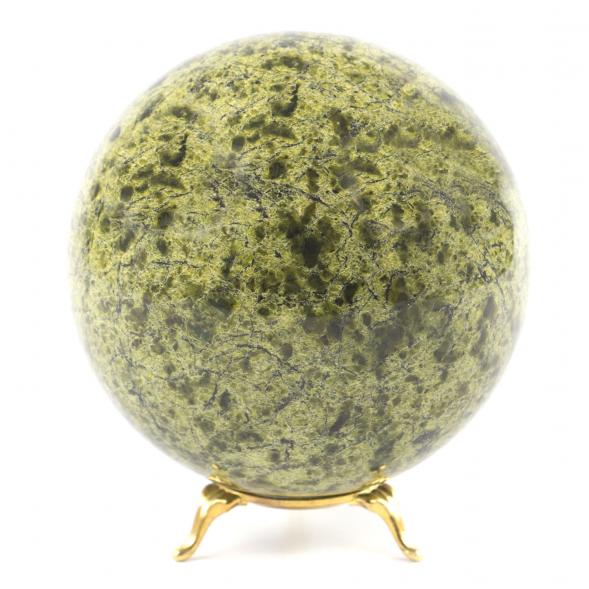 Шар из натурального змеевика 11 см 121461