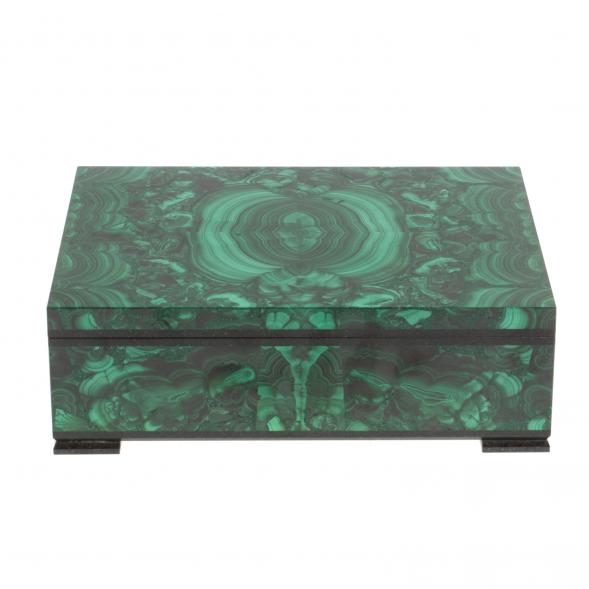 Шкатулка из малахита &amp;quot;Волнение&amp;quot; 20х15х6 см 126851