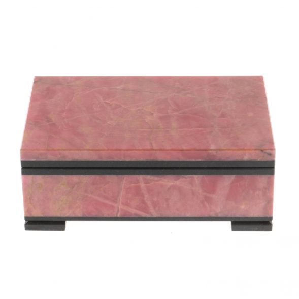 Шкатулка из родонита 10,5х6,5х4 см 128876