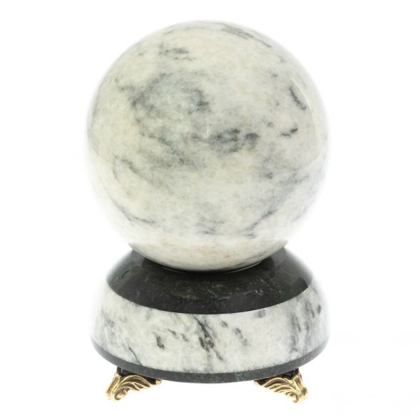 Шар на подставке 12,5 см из мрамора 12,5х12,5х18,5 см 128949