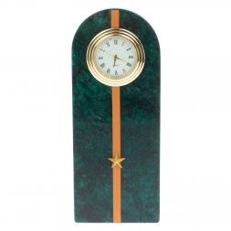 Часы &amp;quot;Погон младший лейтенант МЧС&amp;quot; камень змеевик