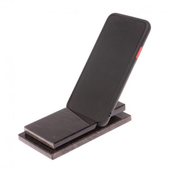 Подставка для смартфона из черного обсидиана 126779