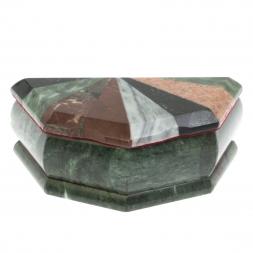 Шкатулка Ракушка с мозаикой 14,5х7,5х5,5 см