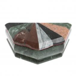 Шкатулка Ракушка с мозаикой 14,5х7,5х5,5 см