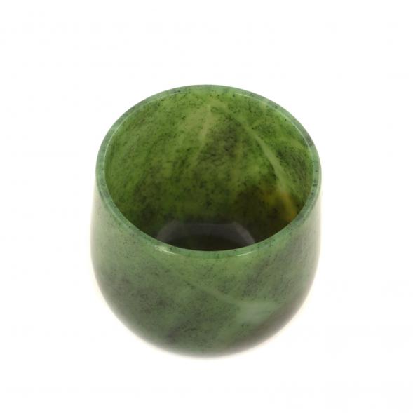 Коньячный бокал из камня нефрит 6,5х6 см 121368