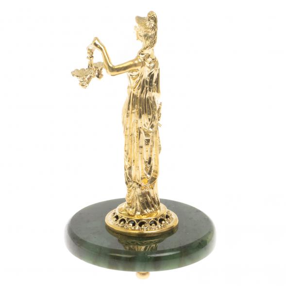 Фемида на подставке из нефрита 9,5х9,5х15 см 129728