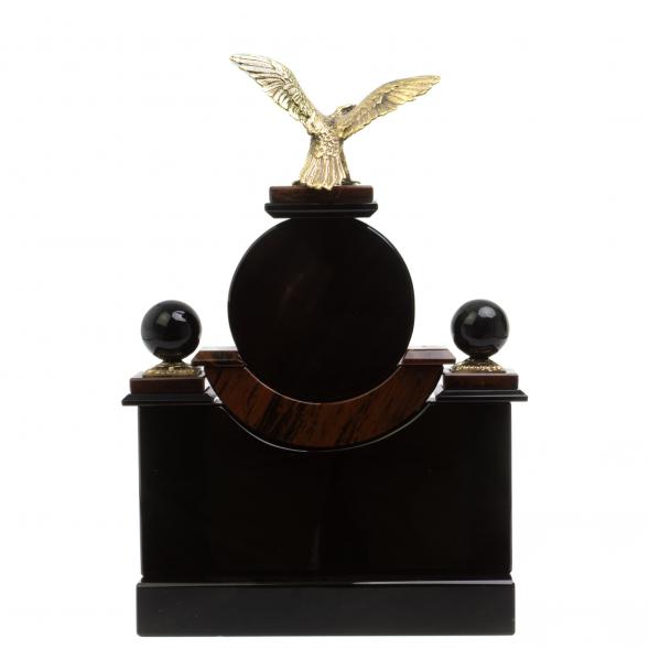 Настольный набор &amp;quot;Орёл&amp;quot; камень обсидиан 126853