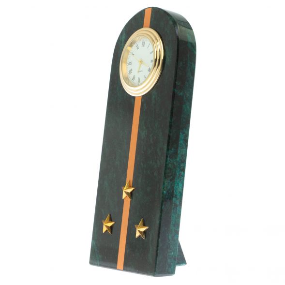 Часы &amp;quot;Погон старший лейтенант МЧС&amp;quot; камень змеевик 129023