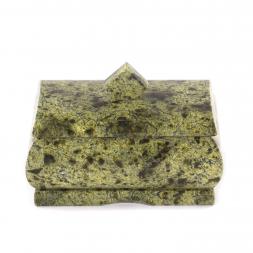 Шкатулка для украшений змеевик 10х6х6 см