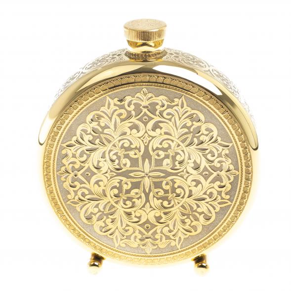 Подарочный набор &amp;quot;Рысь&amp;quot; фляжка и 3 стопки перевертыша Златоуст 123687