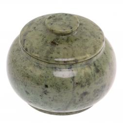 Сахарница из нефрита 10,5х7,5 см