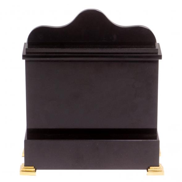 Часы &amp;quot;Кариатида&amp;quot; нефрит бронза 21х9х22,5 см 125882