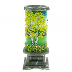 Ваза "Лето" из змеевика 8х8х17,5 см