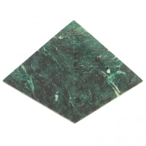 Пирамида 8х8х7 см камень змеевик 113880