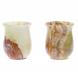 Набор стаканов из оникса 210 мл 7,5х7,5х9 см 2 шт в коробке (3х4) 125651