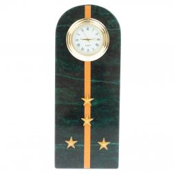 Часы &amp;quot;Погон капитан МЧС&amp;quot; камень змеевик