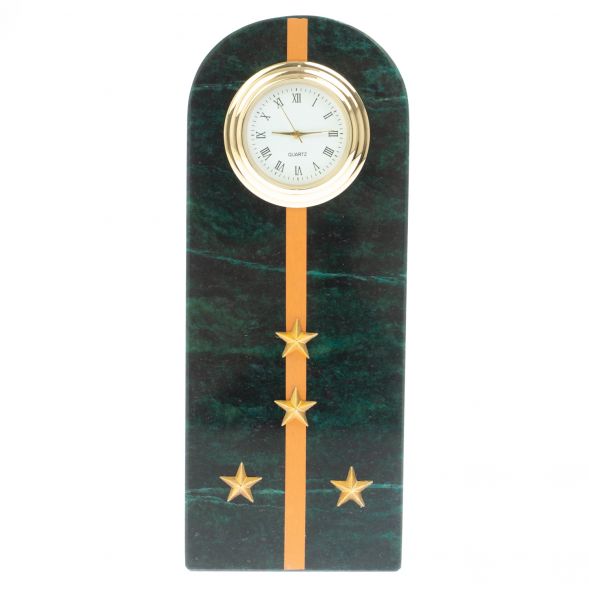 Часы &amp;quot;Погон капитан МЧС&amp;quot; камень змеевик 129024