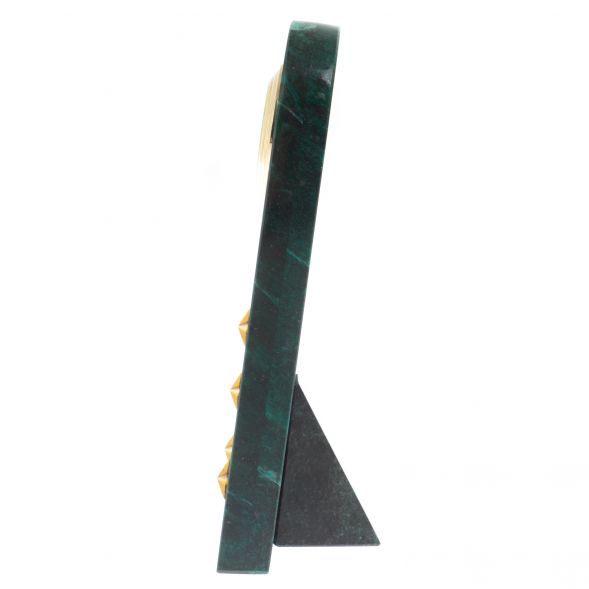 Часы &amp;quot;Погон капитан МЧС&amp;quot; камень змеевик 129024