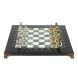Шахматы турнирные &amp;quot;Стаунтон&amp;quot; из мрамора и змеевика 28х28 см 127732