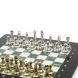 Шахматы турнирные &amp;quot;Стаунтон&amp;quot; из мрамора и змеевика 28х28 см 127732
