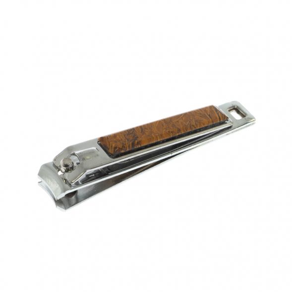 Кусачки для ногтей с камнем змеиная яшма 129179