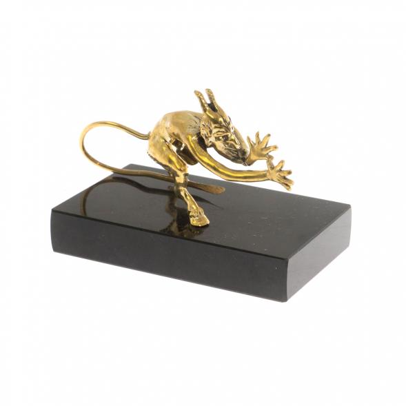 Бронзовая статуэтка &amp;quot;Чертик&amp;quot; долерит 129874