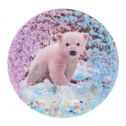 Магнит с рисунком "Медвежонок" змеевик