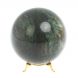 Шар из темно зеленого шабровского змеевика 10,5 см 127494