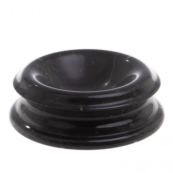 Пепельница из черного мрамора 10х10х3,3 см 124750