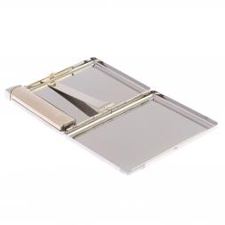 Портсигар на 10 сигарет с зажигалкой камень пирит