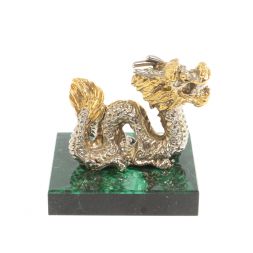 Статуэтка "Дракон" малахит
