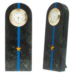 Часы-погон &amp;quot;Младший лейтенант МЮ&amp;quot; камень змеевик