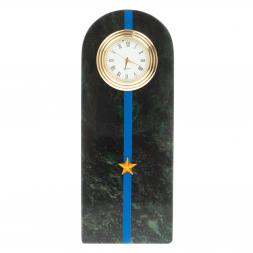 Часы-погон &amp;quot;Младший лейтенант МЮ&amp;quot; камень змеевик