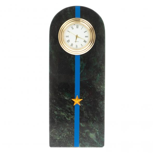 Часы-погон &amp;quot;Младший лейтенант МЮ&amp;quot; камень змеевик 129181