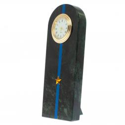 Часы-погон &amp;quot;Младший лейтенант МЮ&amp;quot; камень змеевик