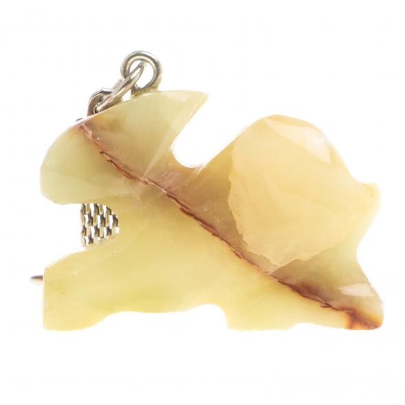 Брелок &amp;quot;Заяц&amp;quot; из оникса 123966