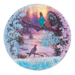 Магнит с рисунком "Глухарь" змеевик