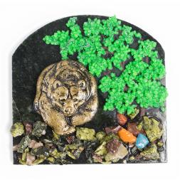 Магнит &amp;quot;Медведь&amp;quot; змеевик