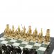 Шахматы из бронзы &amp;quot;Спарта&amp;quot; доска 40 х40 см мрамор / шабровский змеевик 127963