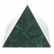 Пирамида 10,5х10,5х6,5 см камень змеевик 113805