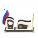 Настольный набор с флагом России мрамор 117843