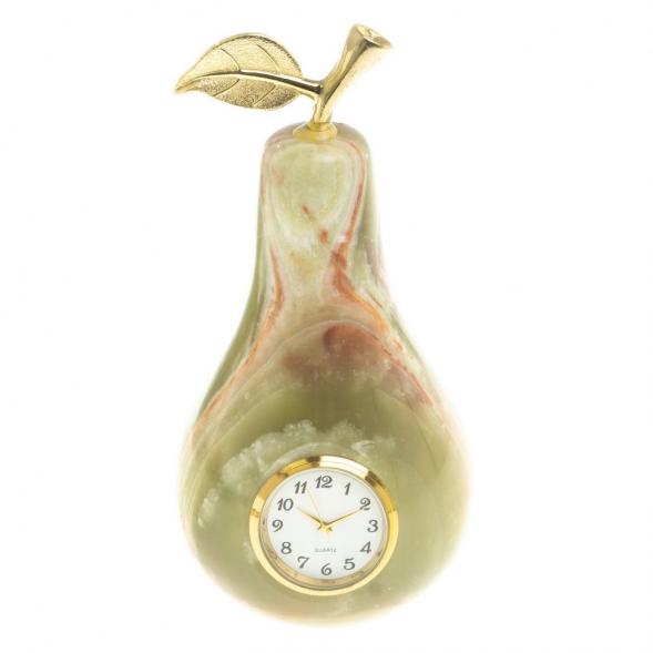 Настольные часы «Груша» камень оникс 7,5×14,5 см (3×5) 121813