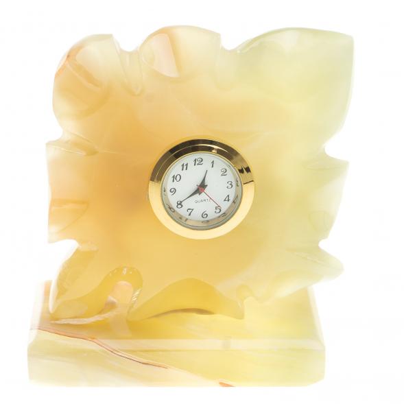 Часы «Кленовый лист» 8×4,5×9,5см