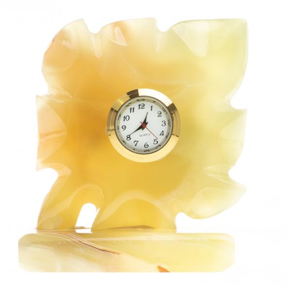 Часы «Кленовый лист» 8×4,5×9,5см