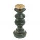 Подсвечник фигурный из шабровского змеевика 5х5х13 см 127572